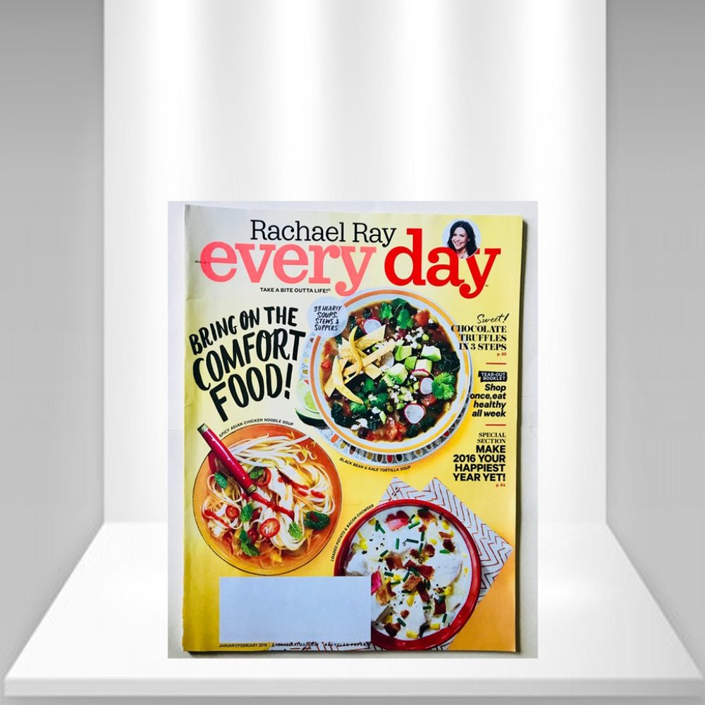 Rachael Ray Every Day Magazine Bring On The Comfort Food Jan/Feb 2016